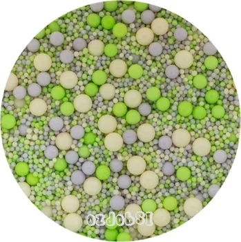 Jedlá dekorace na dort Zelený pastelový cukrový mix 40 g