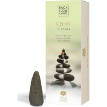 Vonné kužely tekoucí dým - Relax, Back Flow Cones 15g