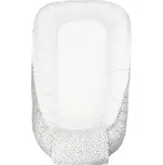 enie baby Hnízdečko LITTLE PURPLE FLOWERS / WHITE