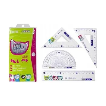 Zestaw geometryczny So Many Cats M&G