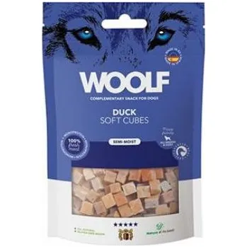 Pamlsek pro psa WOOLF pochoutka Soft Cubes Duck 100g