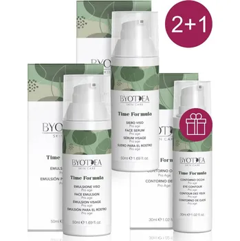 Pleťový krém Akce 2+1 Byotea TIME FORMULA krém 50ml, sérum 50ml +ZDARMA krém oční okolí 30ml