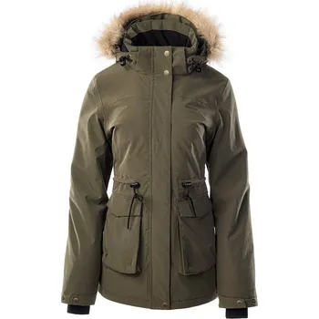 Dámská bunda Dámská Zateplená bunda IGUANA NERMIN W M000143090 – Zelená XL