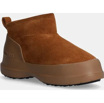Dámská zimní obuv Semišové sněhule Moon Boot MB LUNA LOW BOOT SUEDE hnědá barva, 80D2480040 M008, 40, 88X