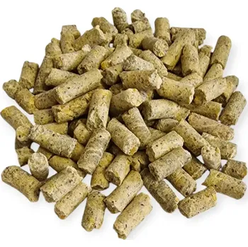 Kukuřičné pelety s konopím (Obsahují pouze kukuřici a konopné semínko.)