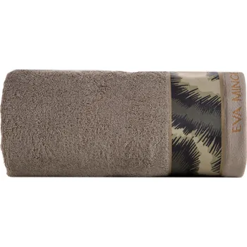 Ručník BAVLNĚNÝ RUČNÍK EVA MINGE24 30X50 CM TMAVĚBÉŽOVÁ
