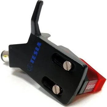 Příslušenství pro gramofon TESLA Headshell Black - Ortofon 2M RED - Set předinstalované Ortofon 2M RED přenosky na kvalitním headshellu TESLA