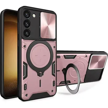 Pouzdro na mobilní telefon Kryt Samsung Galaxy S23 Techsuit CamGuard Pro - rose gold