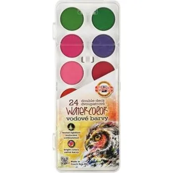 Vodová barva Akvarelové barvy Koh-I-Noor 24 ks