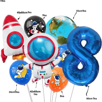 Party dekorace Narozeninová dekorace vesmír 8