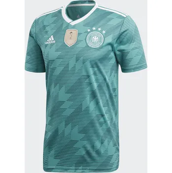 cyklistický dres ADIDAS Dětská replika fotbalového dresu Německa 2018 pro venkovní zápasy 14 LET ZELENÁ