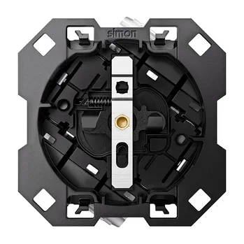 Elektrická zásuvka Simon 100 10000431-039 Zásuvka, bez uzemnění (mechanismus, bez montážního rámečku)