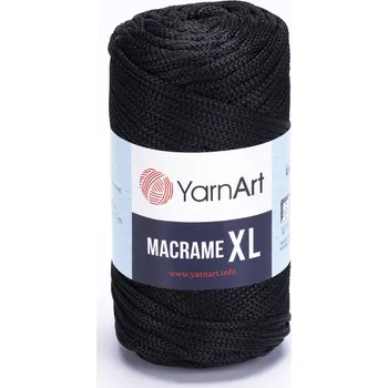 Příze YarnArt Macrame XL 148 - černá
