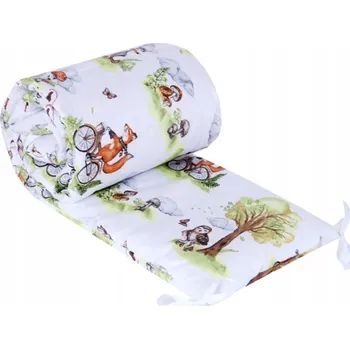 Ochranný mantinel do postýlky - liška na kole