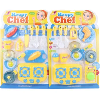 nádobí do dětské kuchyňky Sada nádobí s vařičem