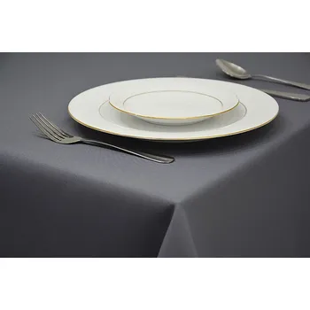 ubrus Ubrus na stůl - tmavě šedý Rozměr ubrusu (šířka x délka): 140x180cm