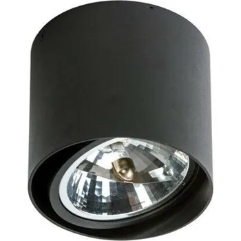 Stropní přisazené bodové svítidlo AZzardo Alix black AZ1357 QR111 G53 1x50W IP20 12V 13cm černé