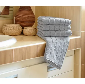 Osuška Iva šedá Ručník 50x100