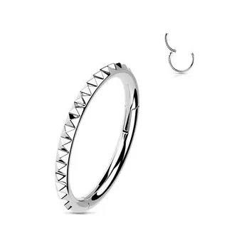 Piercing TIT1139-1210 Segment kruh - helix / cartilage / tragus piercing TITAN