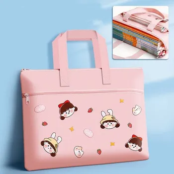 Přenosná studentská taška A4 - Dívka A2