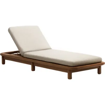 Zahradní lehátko Teakové zahradní lehátko Kave Home Turqueta