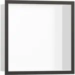 Hansgrohe XtraStoris Individual Zápustná polička 30x30x10 cm, matná bílá/černý chrom 56099340