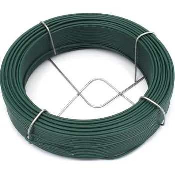 Vázací drát Vázací drát PVC 1,6/2,2mm x 100m, XL-TOOLS, číslo celního sazebníku : 7217 2030