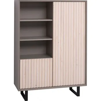 Komoda Nízká komoda Layne 750 - šedá/béžová