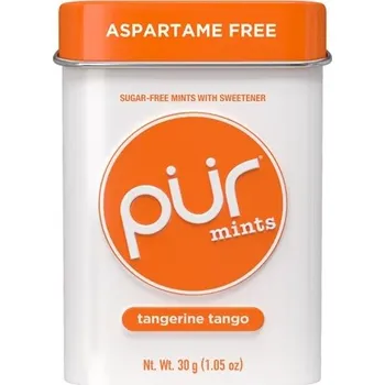 Bonbon The PUR Company | Mentolky PÜR - Tangerine Tango - 30 ks bez cukru, aspartamu a veškerých alergenů - 30 ks