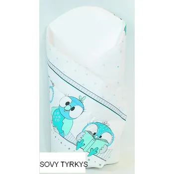 Zavinovačka Zavinovačka classic - sovy tyrkys