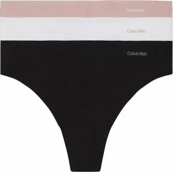 Kalhotky Dámská tanga Calvin Klein QD5219E 3PACK M Dle obrázku