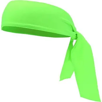 Šátek Sportovní šátek na hlavu | šátek na kolo - fosforová zelená