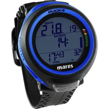 Potápěčský počítač Potápěčský Počítač MARES PUCK 4 Modrá