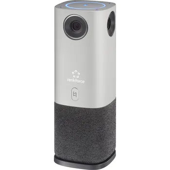 Webkamera Renkforce RF-CC-800 Full HD videokonferenční systém panoramatický (360°), 1920 x 1080 Pixel, 360° (panoramatické) snímání, 4 širokoúhlé kamery, Mikrofon se