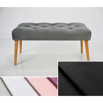 Čalouněná lavice DARINA 110x30x42 cm, barva černá
