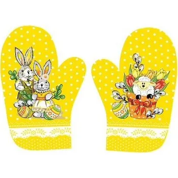 Chňapka Chňapka * chňapky žlutá dva zajíčci