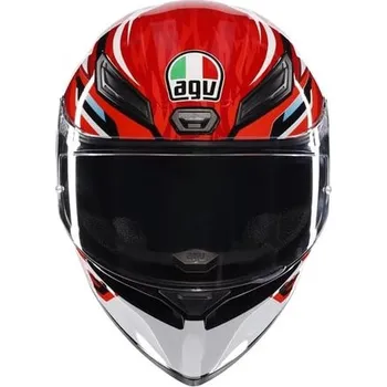 Helma na motorku AGV přilba K-1 S Lion black/red/white - XS