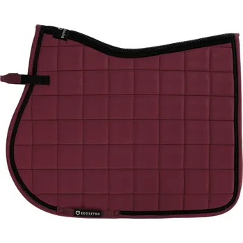 EQUESTRO Skoková podsedlová dečka Elegance EQUESTRO, Burgundy