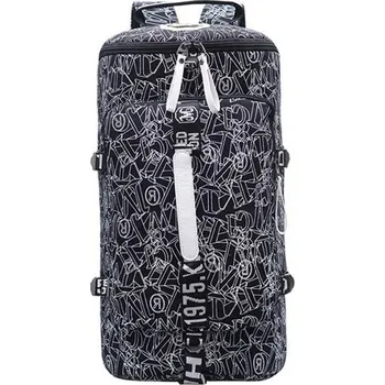 Městský batoh Plátěný cestovní batoh s velkou kapacitou - B