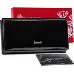 Dámská kožená lakovaná peněženka Frio, černá