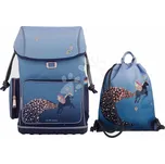 Set školní batoh velký Ergomaxx Unicorn Universe a školní vak na tělocvik a přezůvky Jeune Premier ergonomický luxusní provedení