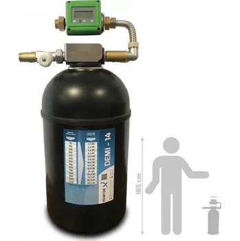 DEMI 14 + PC, Demineralizační jednotka s měřícím počítačem, 2400 l při 10°dH + náplň MRX023