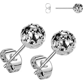 Náušnice Ocelové náušnice - kuličky 5 mm