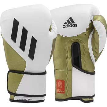 Boxerské rukavice Boxerské rukavice Adidas Speed Tilt 350V - bílé / zlaté