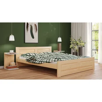 Postel Postel Naďa 120x200 cm masiv smrk 3,5 cm + rošt ZDARMA