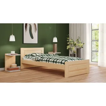 Postel Postel Naďa 90x200 cm masiv smrk 3,5 cm + rošt ZDARMA