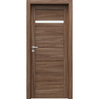 Interiérové dveře Porta Doors Interiérové dveře se zárubněmi Verte Home H1 Dekor: ořech verona 2, Šířka - orientace: 90 cm - pravé