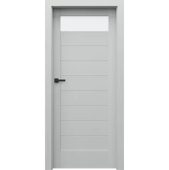 Interiérové dveře Porta Doors Interiérové dveře se zárubněmi Verte Home C1 Dekor: šedá, Šířka - orientace: 90 cm - levé