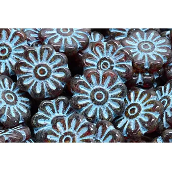 Korálek Korálky květ kopretiny 2145 (18x18 mm)