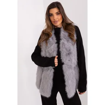 Dámská vesta Kožešinová dámská vesta Elegantní Dotek, S/M i240_187531_2:S/M